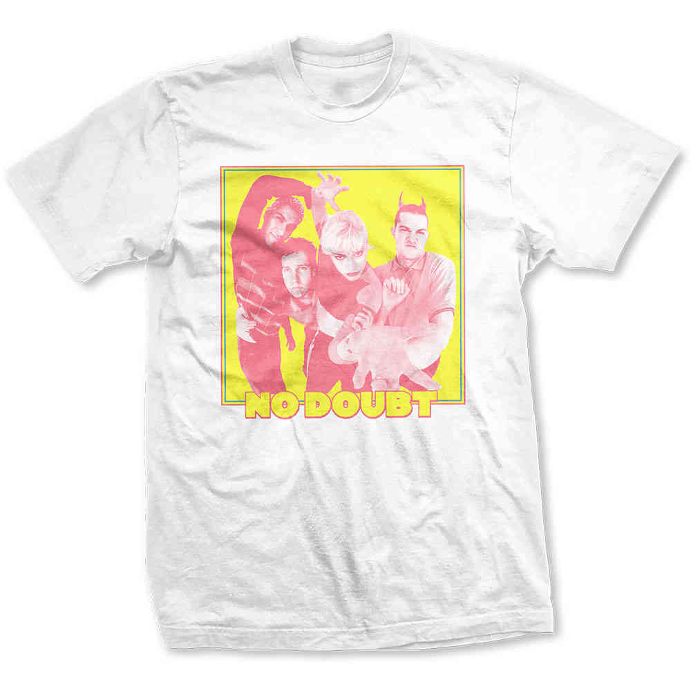 No Doubt - Yellow Photo Tshirt Homme - Blanc